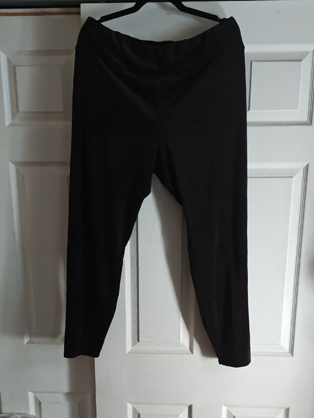 No Boundaries Black Leggings with Pink Label